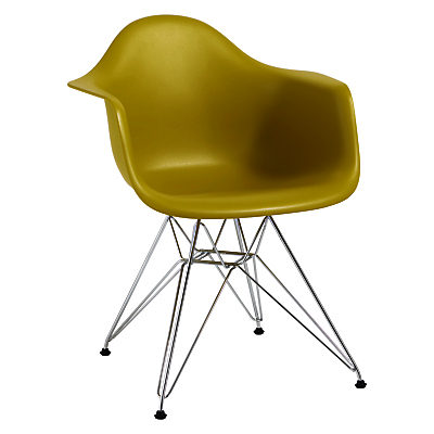 Vitra Eames DAR 43cm Armchair Mustard / Chrome